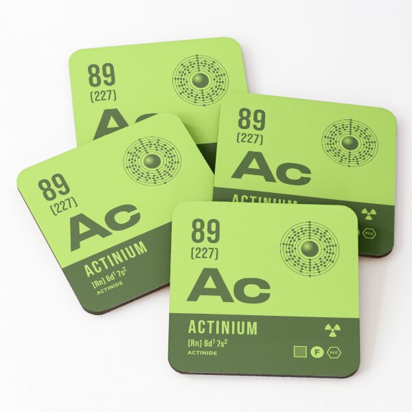 Item preview, 89 Actinium Periodic Table Element Dark designed and sold by VoodooCircus.