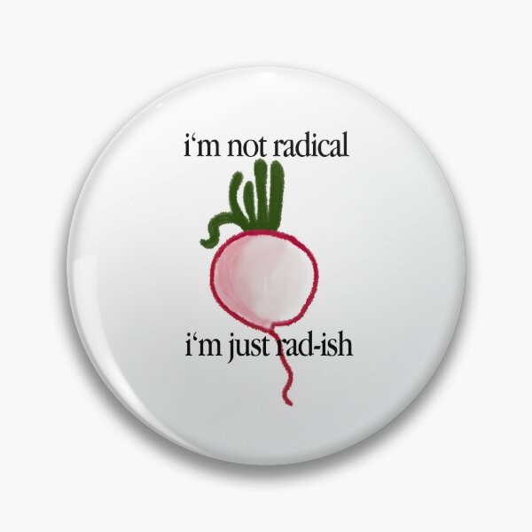 Artikelvorschau, Radical Radish Aquarell Meme Text entworfen und verkauft von OkiDokiDesign.