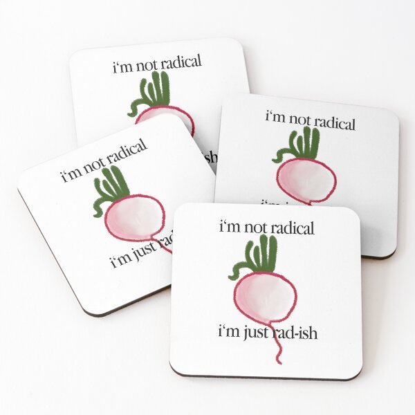 Item preview, Radical Radish Watercolour Meme Text designed and sold by OkiDokiDesign.