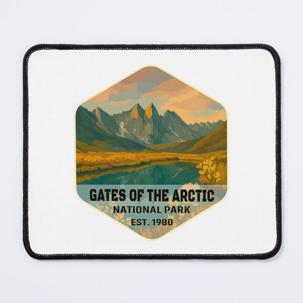 Item preview, Gates of the Arctic National Park Retro Wilderness Sticker designed and sold by Ismeal Von.