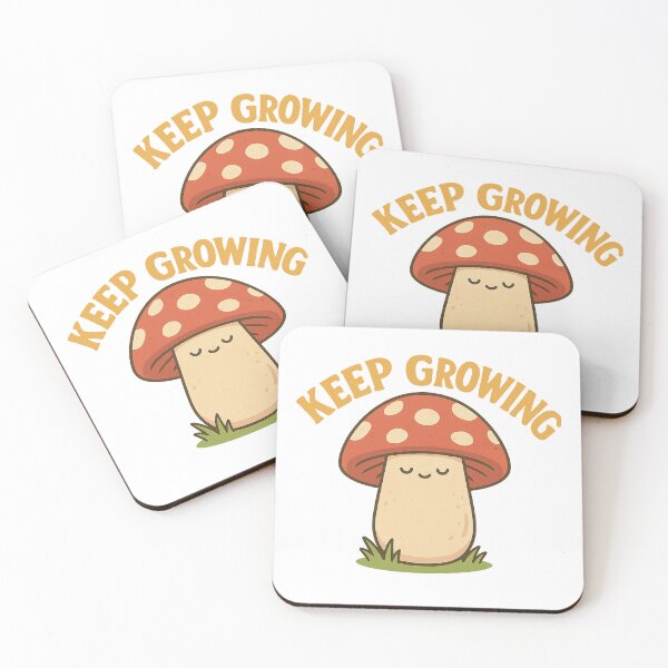 Item preview, Keep Growing Mushroom designed and sold by FBA.