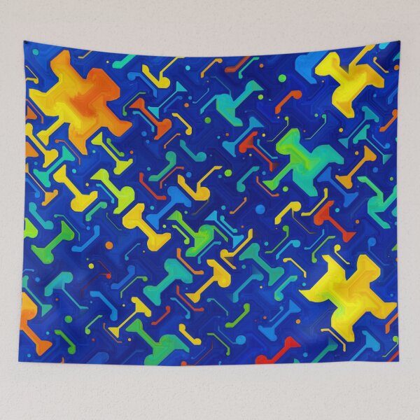 Item preview, Quiet colors, flowing shapes designed and sold by Sigtrix.