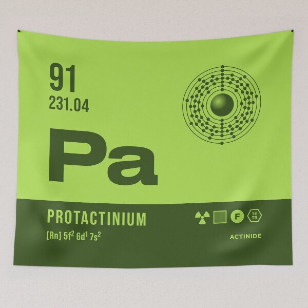 Item preview, 91 Protactinium Periodic Table Element Dark designed and sold by VoodooCircus.
