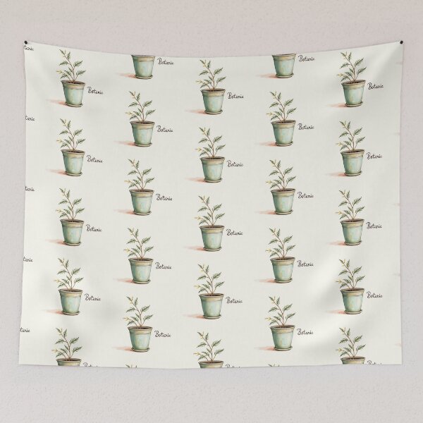 Item preview, Flower plant watercolor botanic vintage aesthetic retro floristic  designed and sold by anrecat.