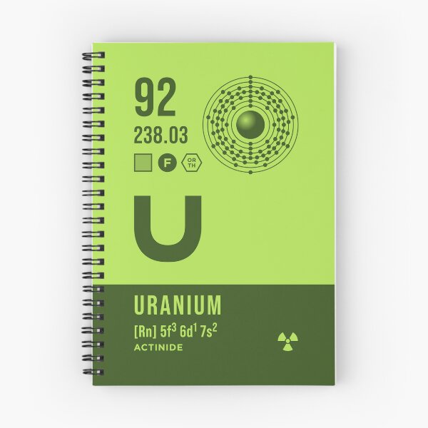 Item preview, 92 Uranium Periodic Table Element Dark designed and sold by VoodooCircus.