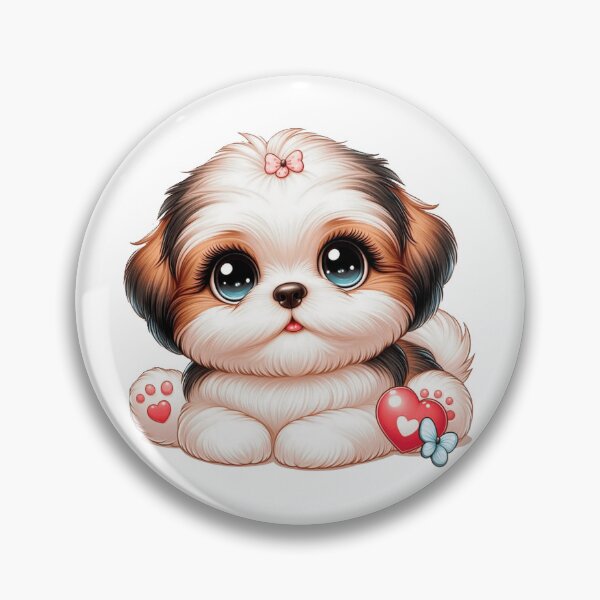 Item preview, Cute Adorable Shihtzu puppy with lovely eyes designed and sold by nicnacc.