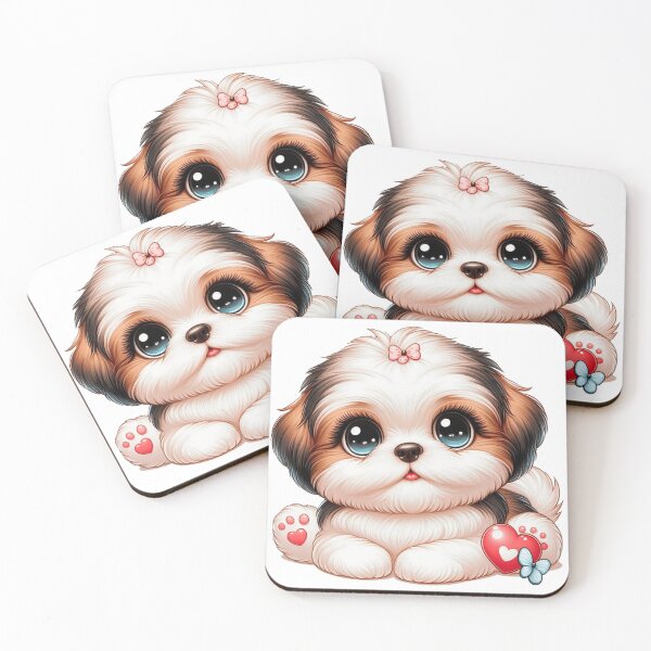 Item preview, Cute Adorable Shihtzu puppy with lovely eyes designed and sold by nicnacc.