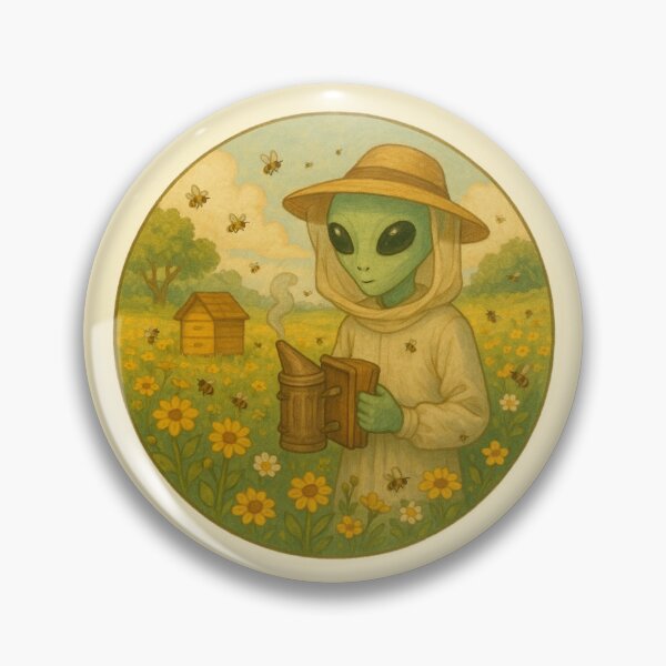 Item preview, Vintage Alien Art designed and sold by Planetporridge.