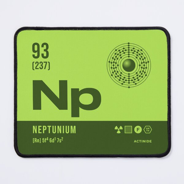 Artikelvorschau, 93 Neptunium Periodensystem Element Dunkel entworfen und verkauft von VoodooCircus.