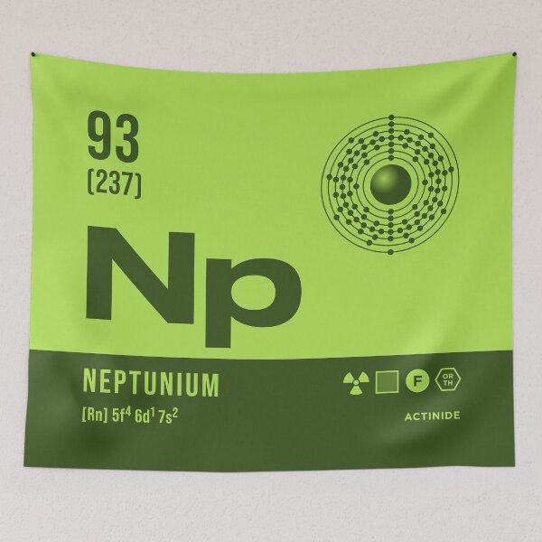 Item preview, 93 Neptunium Periodic Table Element Dark designed and sold by VoodooCircus.