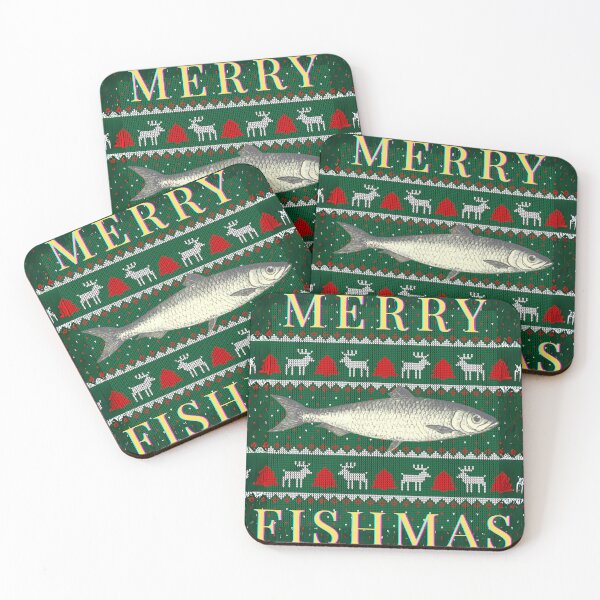Item preview, merry fishmas christmas designed and sold by Brownpants.