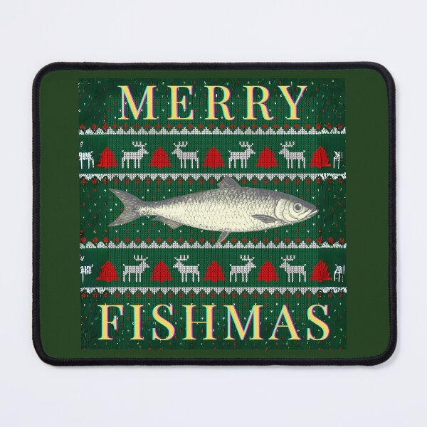 Item preview, merry fishmas christmas designed and sold by Brownpants.