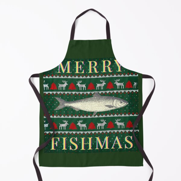 Item preview, merry fishmas christmas designed and sold by Brownpants.