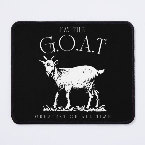Item preview, I'm The G.O.A.T. | Greatest Of All Time | Funny Vintage Goat Art (Dark Colors) designed and sold by Frezcola.