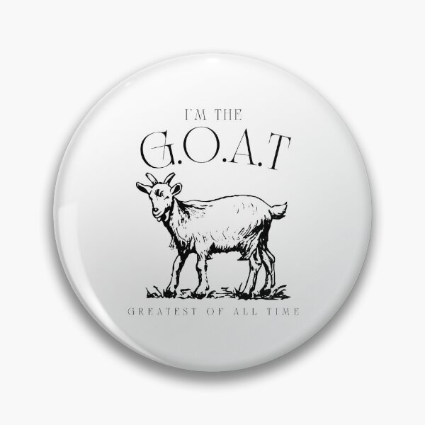 Item preview, I'm The G.O.A.T. | Greatest Of All Time | Funny Vintage Goat Art (Light Colors) designed and sold by Frezcola.