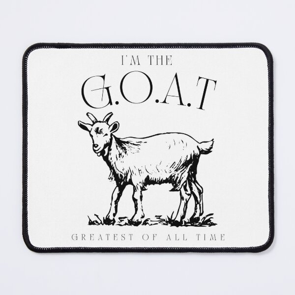Item preview, I'm The G.O.A.T. | Greatest Of All Time | Funny Vintage Goat Art (Light Colors) designed and sold by Frezcola.