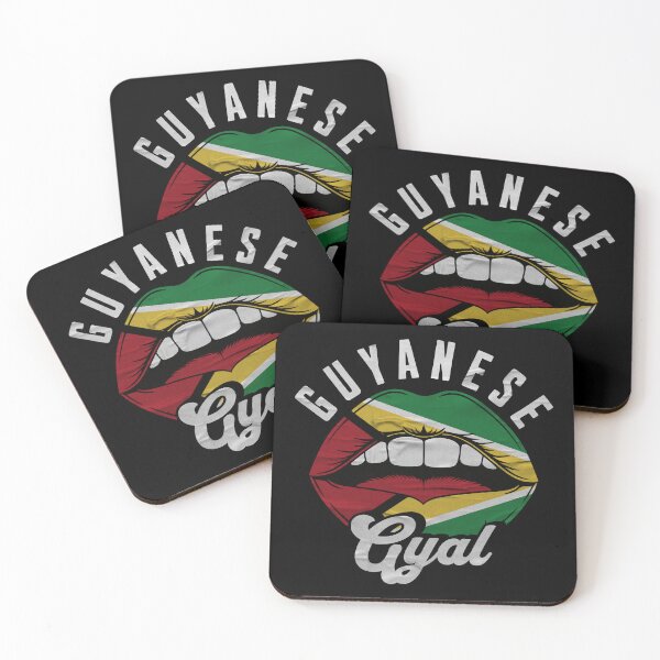 Item preview, Guyanese Gyal – Island Flag Lips Shirt for Caribbean Women designed and sold by RizVibes.