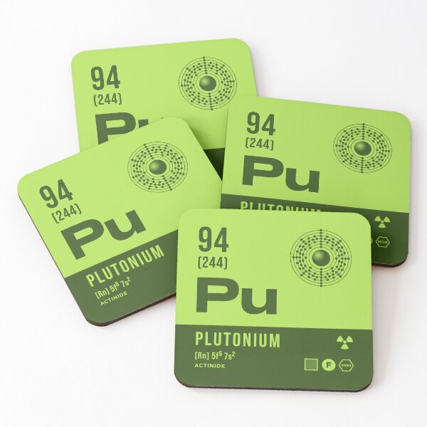 Item preview, 94 Plutonium Periodic Table Element Dark designed and sold by VoodooCircus.