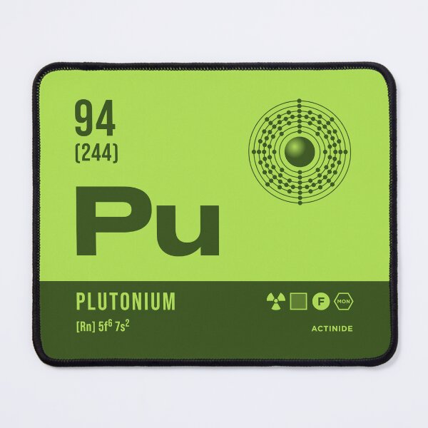 Item preview, 94 Plutonium Periodic Table Element Dark designed and sold by VoodooCircus.