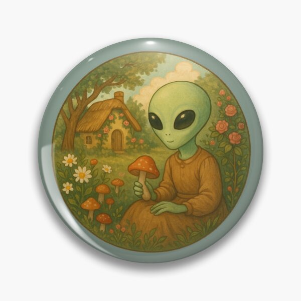 Item preview, Retro Alien Art designed and sold by Planetporridge.
