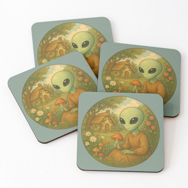 Item preview, Retro Alien Art designed and sold by Planetporridge.