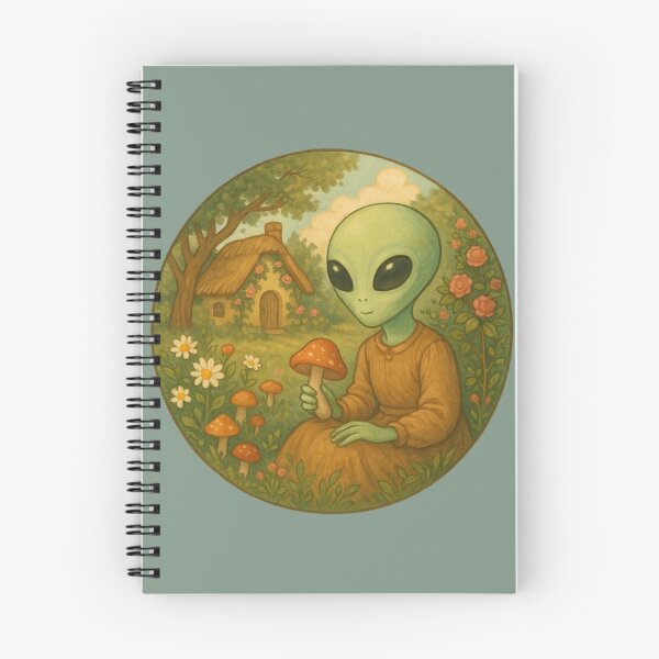 Item preview, Retro Alien Art designed and sold by Planetporridge.