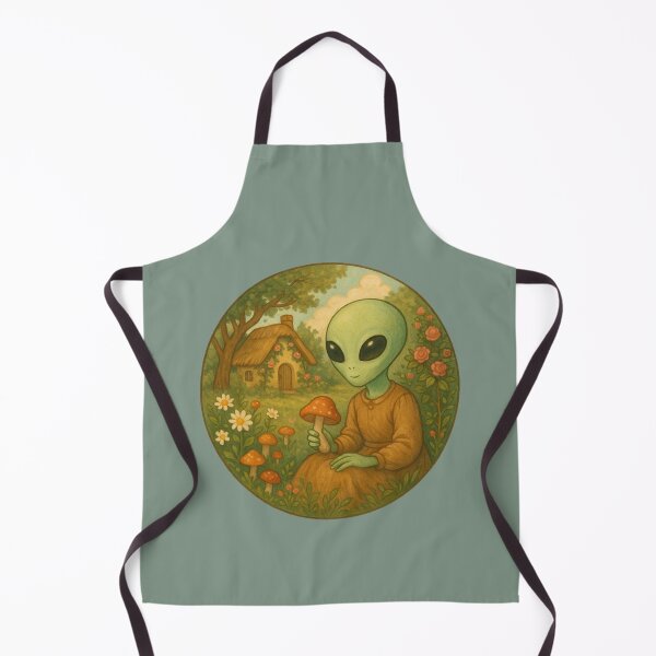 Item preview, Retro Alien Art designed and sold by Planetporridge.