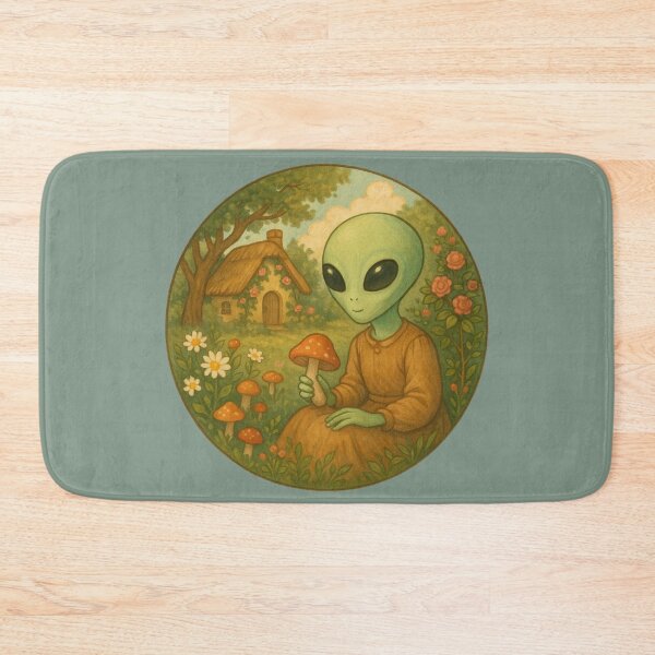 Item preview, Retro Alien Art designed and sold by Planetporridge.