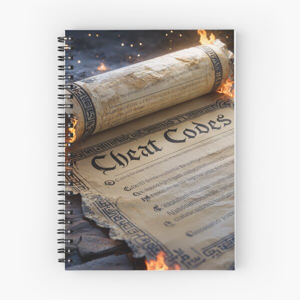 Item preview, The Ancient Scroll of Cheats designed and sold by Kamadiart.
