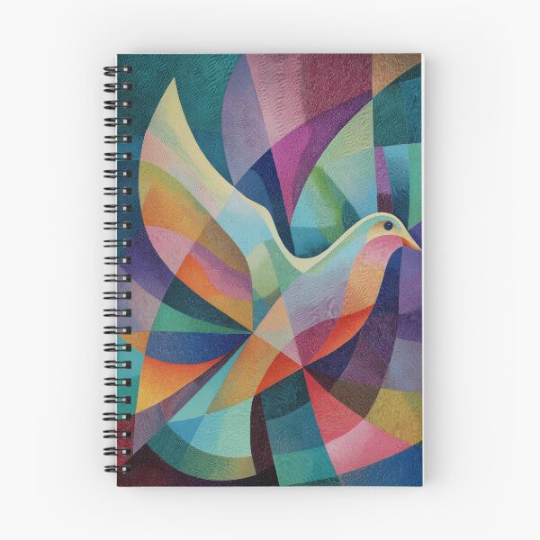 Artikelvorschau, Bunte geometrische abstrakte Taubenkunst entworfen und verkauft von Pigeonarchy.