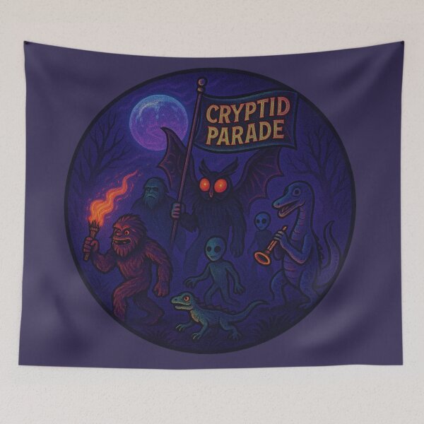 Item preview, Cryptid Parade designed and sold by Planetporridge.