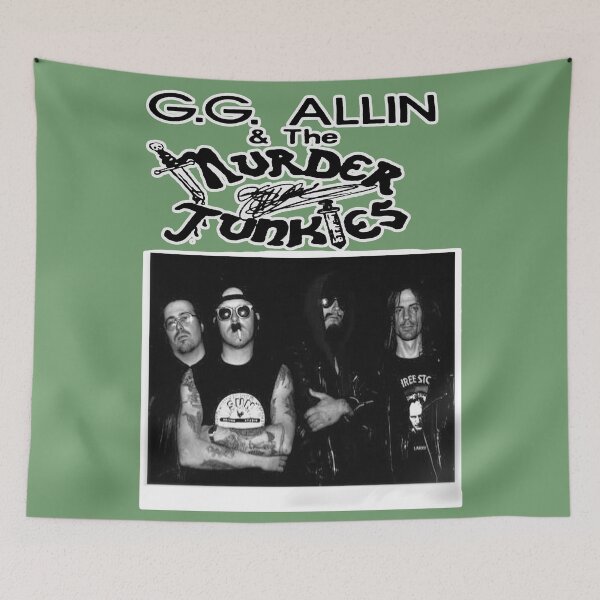 Item preview, GG ALLIN & THE MURDER JUNKIES On Tour! (Sharper Photo) designed and sold by skeletons-lair.