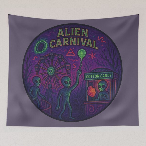 Item preview, Alien Carnival designed and sold by Planetporridge.