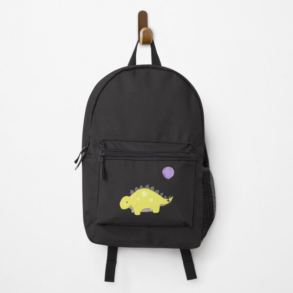 Item preview, Yellow/Purple/Black/White Dinosaur with a Purple Balloon Drawing designed and sold by SChristineBrink.