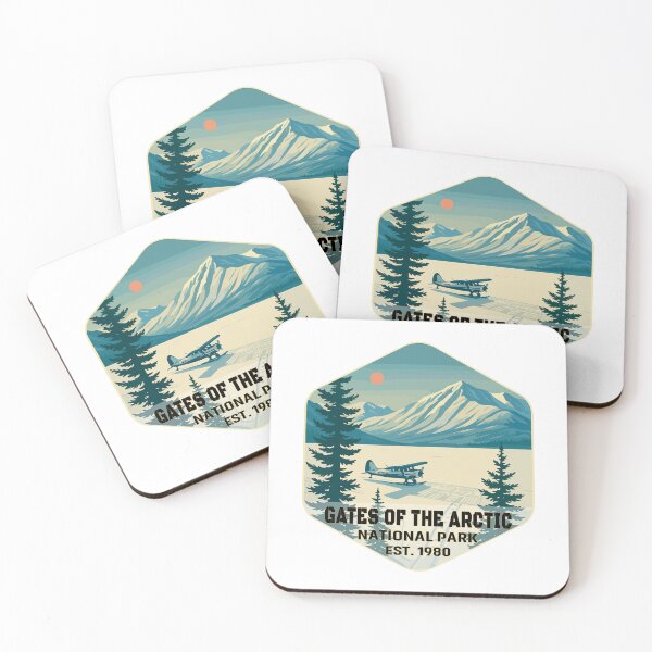 Item preview, Gates of the Arctic National Park Retro Wilderness Sticker designed and sold by Ismeal Von.
