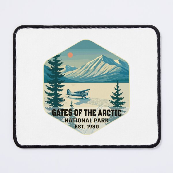 Item preview, Gates of the Arctic National Park Retro Wilderness Sticker designed and sold by Ismeal Von.