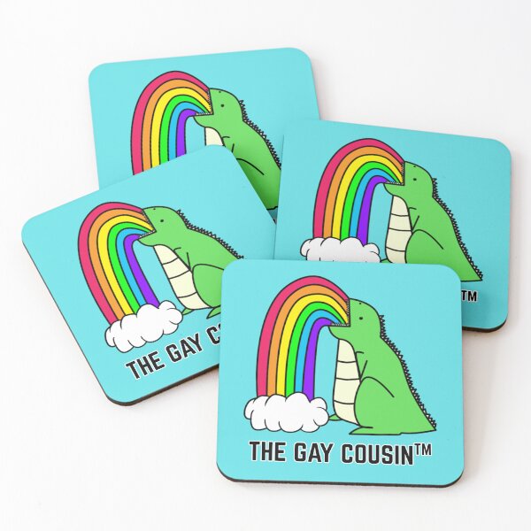 Item preview, The Gay Cousin Dinosaur Design designed and sold by CarefulCreation.
