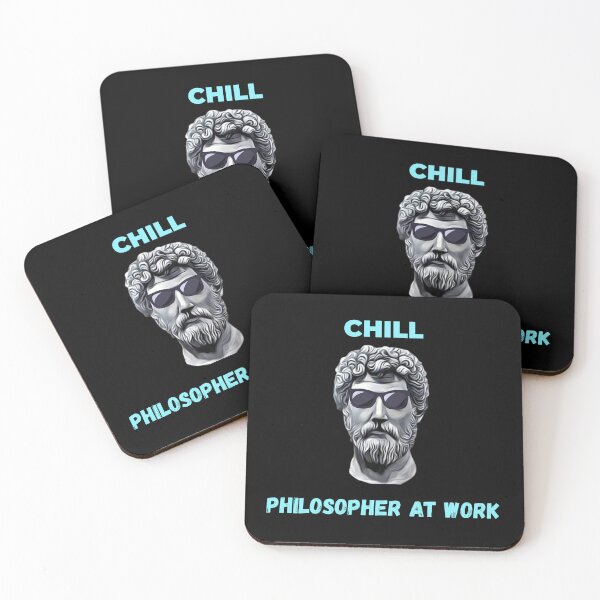 Item preview, Marcus Aurelius - Chill Philosopher at work | Stoicism, Stoic Mindset designed and sold by LexaArtworks.