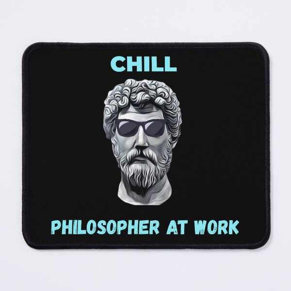 Item preview, Marcus Aurelius - Chill Philosopher at work | Stoicism, Stoic Mindset designed and sold by LexaArtworks.
