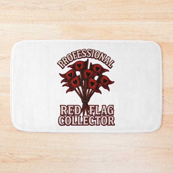 Item preview, Professional Red Flag Collector Funny Dating Design designed and sold by Shoot-The-Moon.