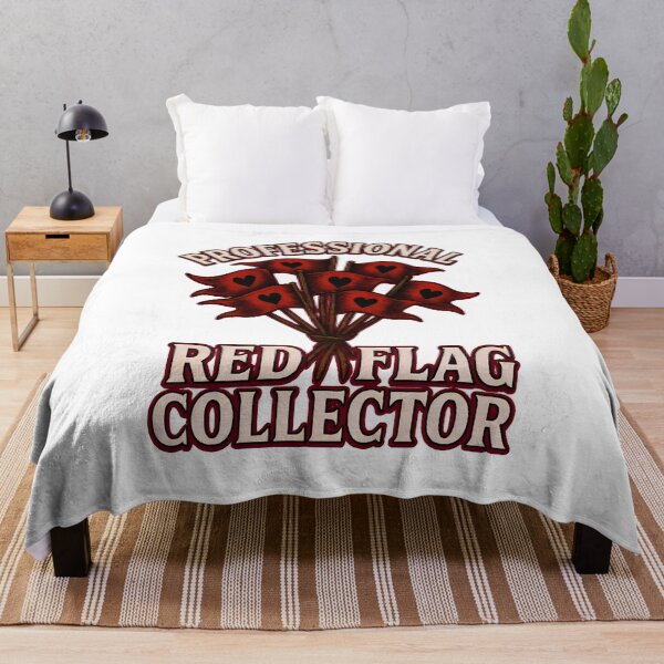 Item preview, Professional Red Flag Collector Funny Dating Design designed and sold by Shoot-The-Moon.