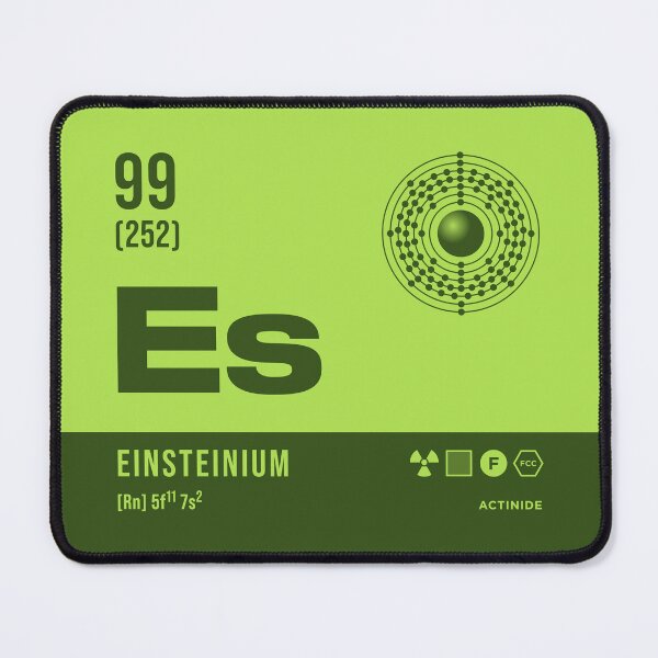 Item preview, 99 Einsteinium Periodic Table Element Dark designed and sold by VoodooCircus.