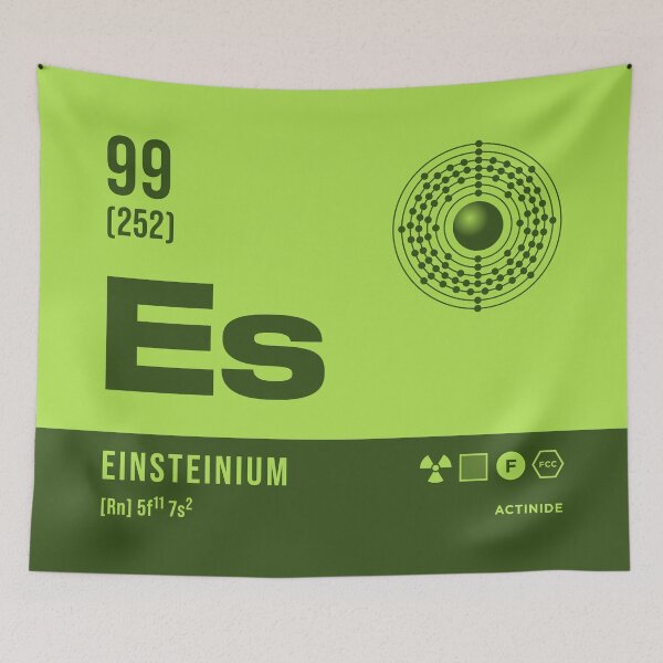Item preview, 99 Einsteinium Periodic Table Element Dark designed and sold by VoodooCircus.