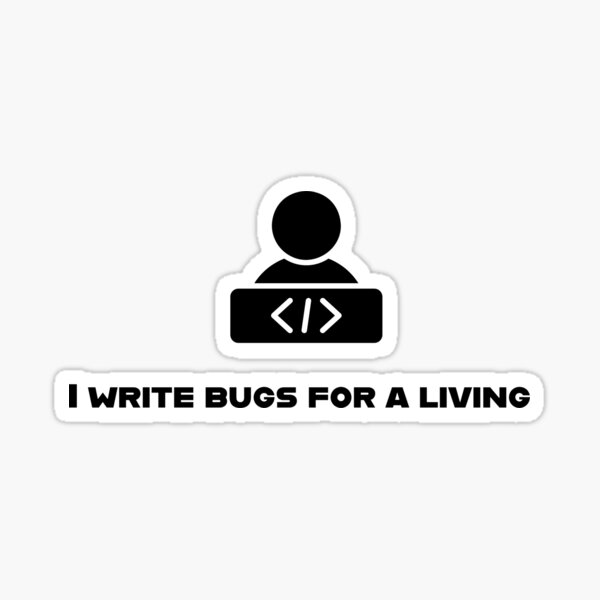 Vista previa del artículo con la obra «Escribe errores para ganarte la vida codificando», diseñado y vendido por hawk-xor.
