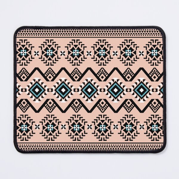 Item preview, Peach Tribal Geometric Ethnic Pattern Design designed and sold by MNX.