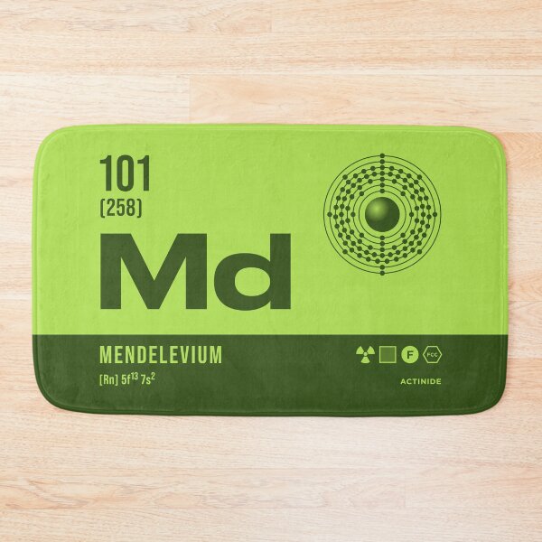Item preview, 101 Mendelevium Periodic Table Element Dark designed and sold by VoodooCircus.