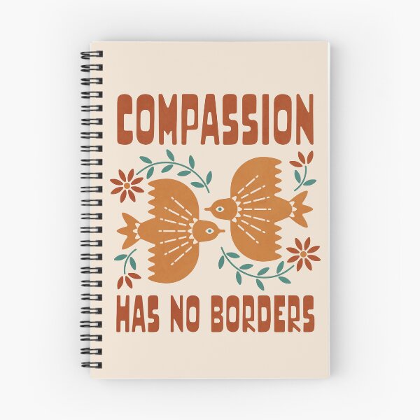 Item preview, Compassion Has No Borders Immigrant Rights Design designed and sold by musingtreeart.