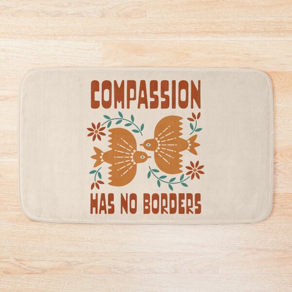 Item preview, Compassion Has No Borders Immigrant Rights Design designed and sold by musingtreeart.