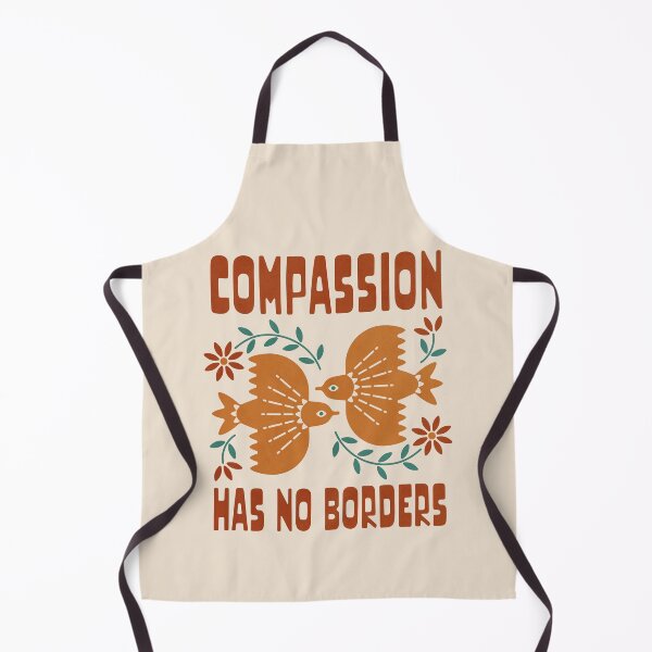 Item preview, Compassion Has No Borders Immigrant Rights Design designed and sold by musingtreeart.