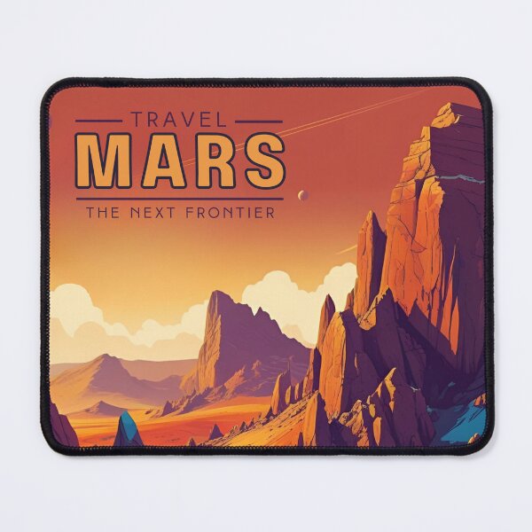 Item preview, Mars tourist poster designed and sold by INSOMNIAC101.